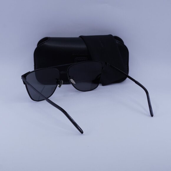 Saint Laurent SL280 002 Sunglasses Black Aviator Frame, Silver Mirror Lenses - Picture 10 of 10